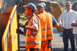 Начат ремонт дорог в деревнях Губино и Асташково