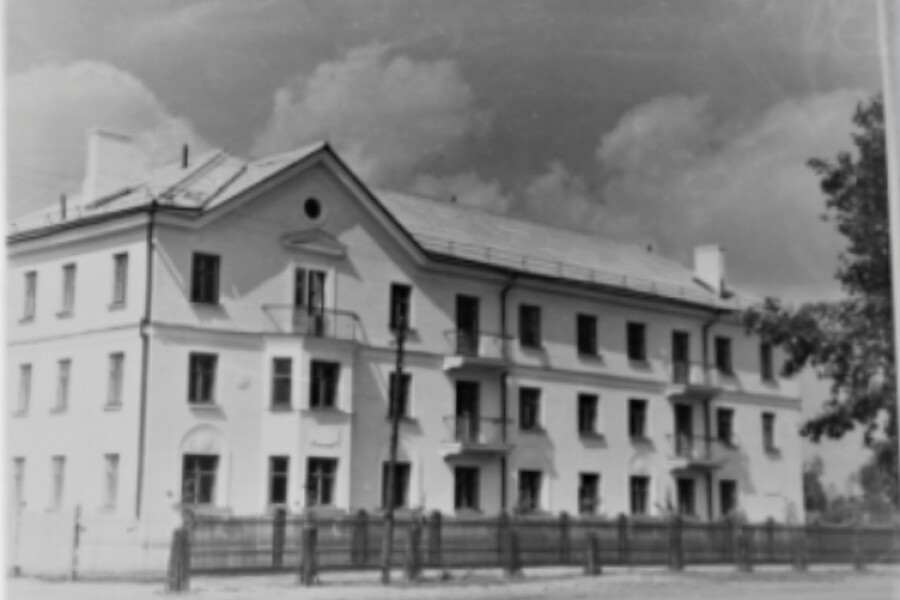 Старое фото: дома на улице Кирова в Орехово-Зуеве в 1950-е годы