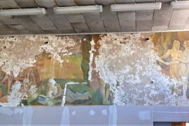 В Малодубенском ДК начали восстановление фрески