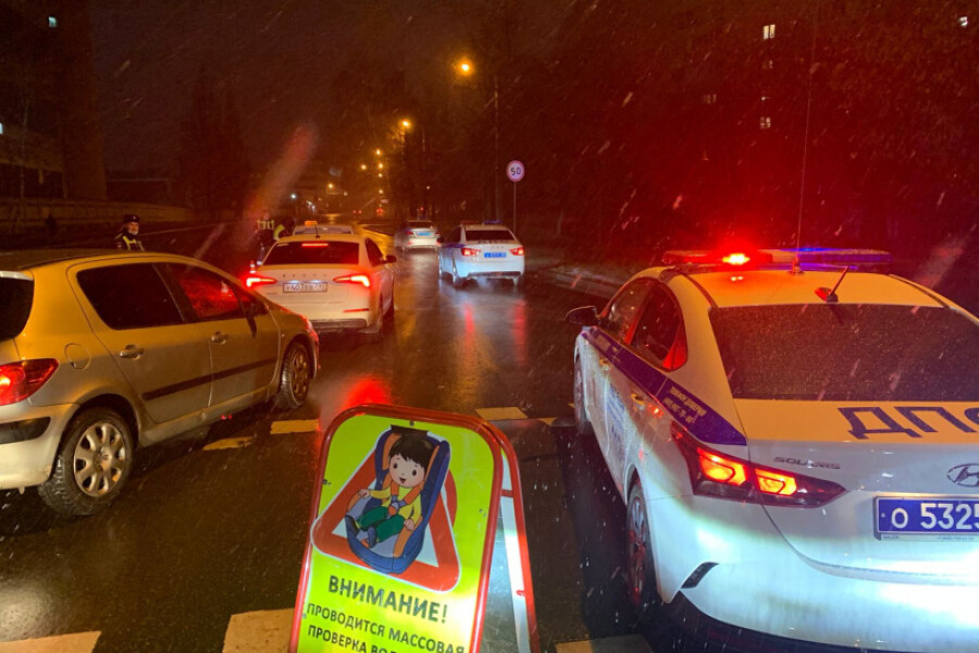 Более 130 водителей проверили сотрудники Госавтоинспекции в Орехово-Зуеве