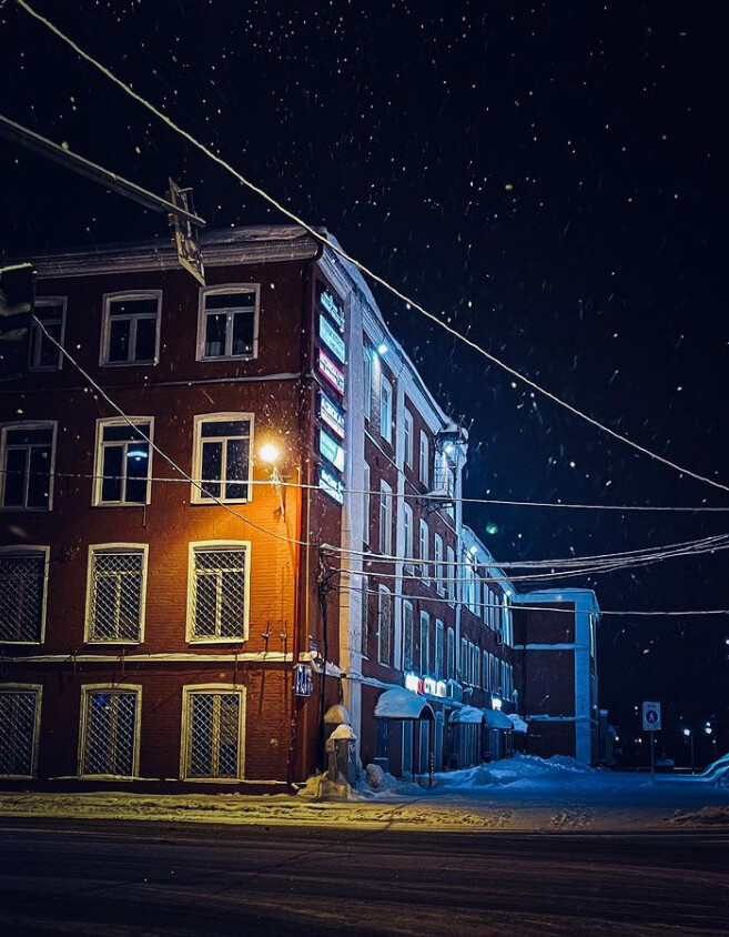 #ОреховоЗуевоГоворит: январские вечера на фотографиях Александра Потапова