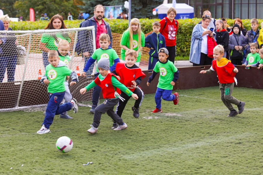 Состоялся фестиваль по футболу среди детских дошкольных учреждений