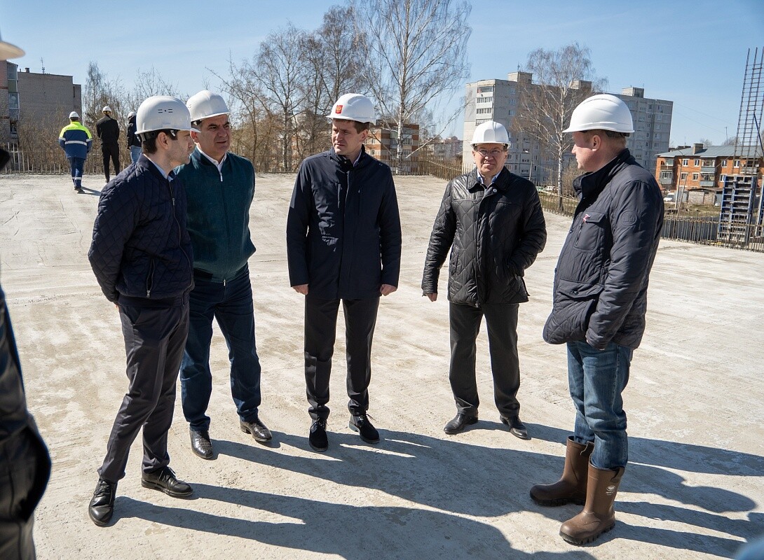 Строительство новой школы в Орехово-Зуеве идёт без отставания от графика