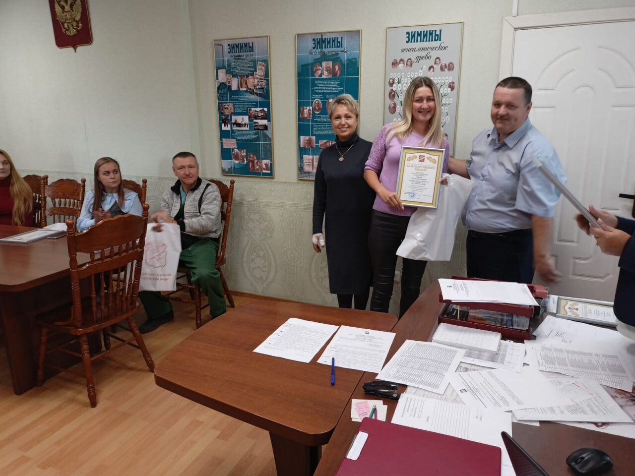 В день образования г. Дрезна жителям и работникам городских предприятий вручили награды