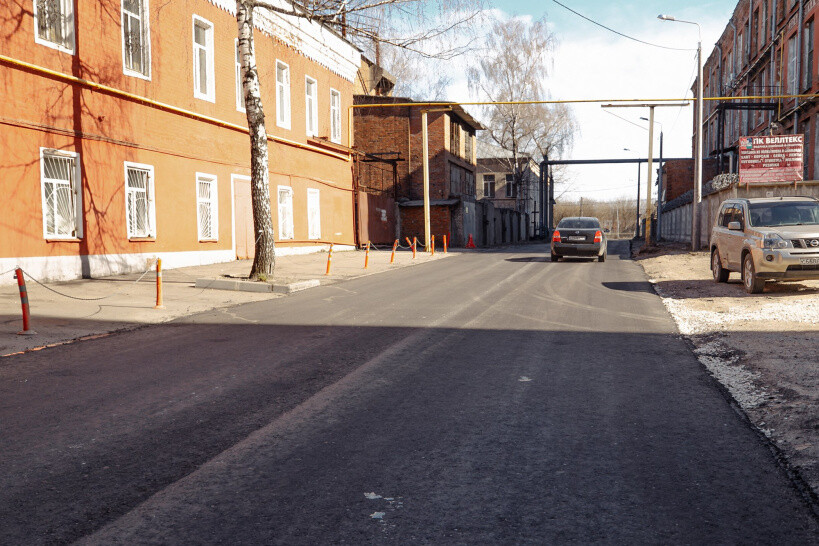 На улице Бабушкина выполнен ремонт проезжей части