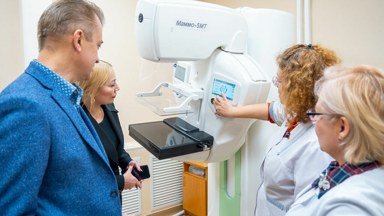 В Орехово-Зуевской больнице заработал новый маммограф с возможностью взятия биопсии
