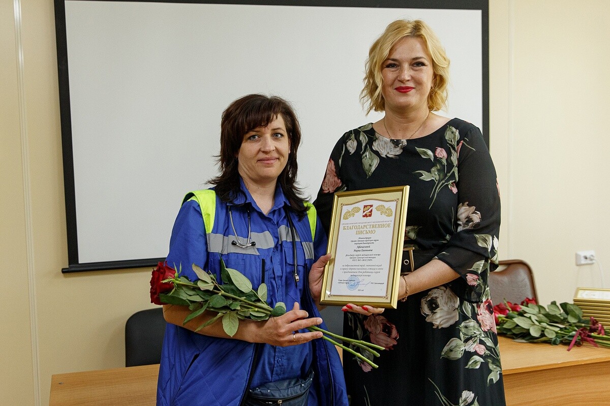 В профессиональный праздник работникам скорой помощи Орехово-Зуевского округа вручили награды