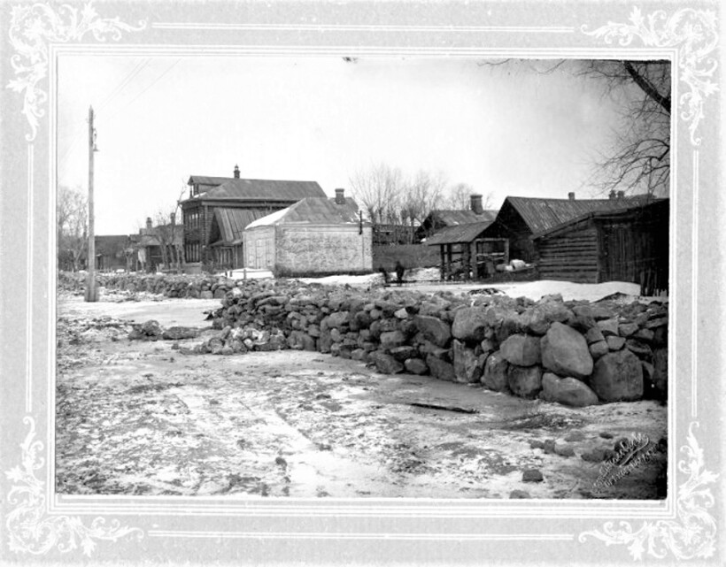 Старое фото: одна из улиц Орехово-Зуева в 1920-е годы