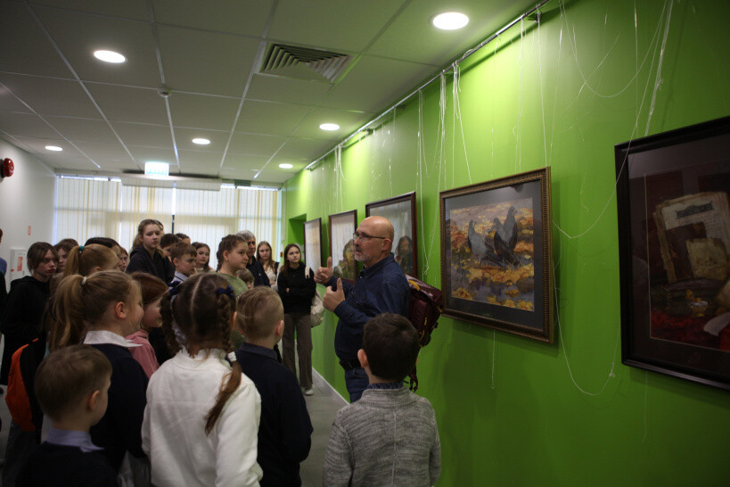 Выставка «Разговор с природой» Сергея Труханова открылась в Демиховской ДШИ