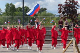Ореховозуевцы отметили День России концертом на новой набережной