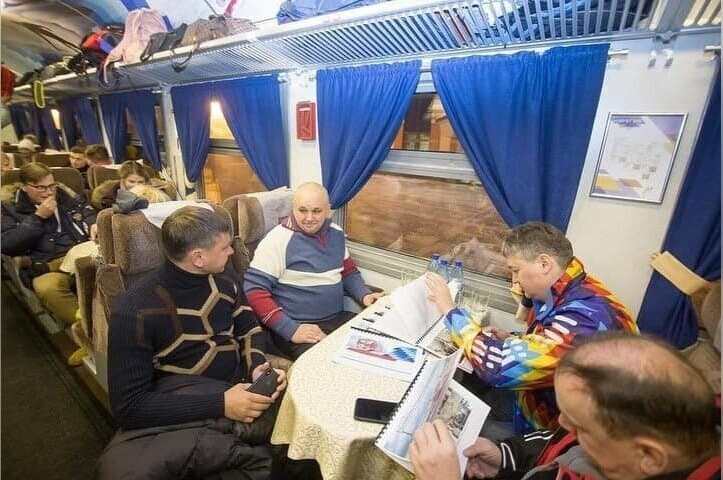 Туристический поезд «Шерегеш-экспресс» производства ДМЗ перевез более 10 000 пассажиров за первый зимний сезон