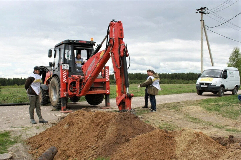 К концу июня планируют завершить работы по соцгазификации деревни Ляхово