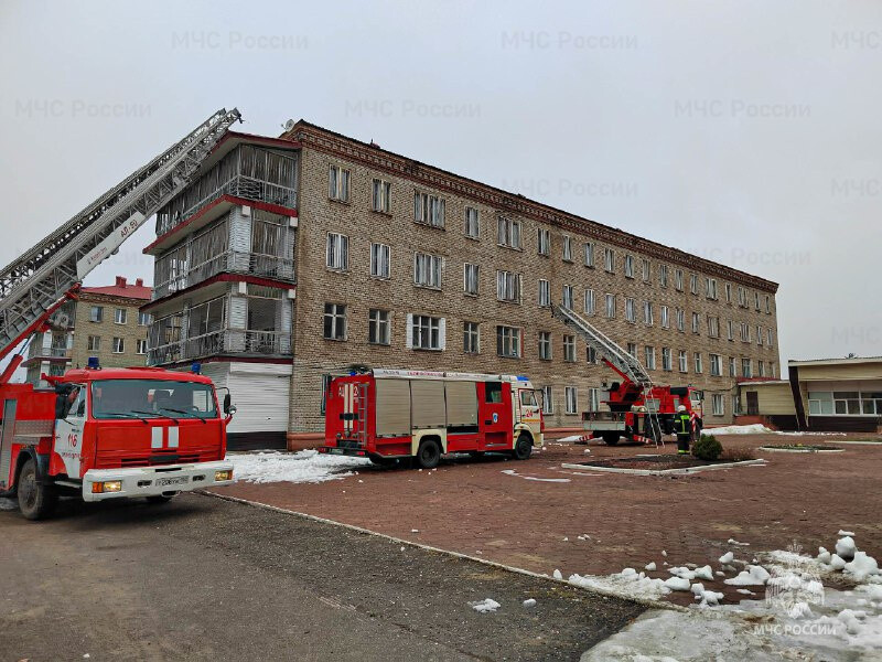 Спасатели потушили условный пожар в ПНИ «Добрый дом «Орехово-Зуевский»