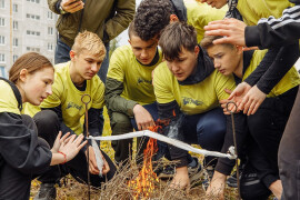 Орехово-зуевские учащихся боролись за звание сильнейших спасателей в «Школе безопасности»