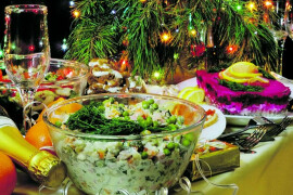 Названы новогодние предпочтения россиян в еде