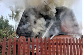 Возгорание дачи в деревне Савостьяново ликвидировали в кратчайшие сроки