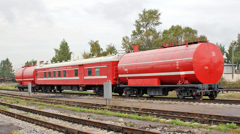 Пожарный поезд на станции Орехово-Зуево готов к летнему пожароопасному периоду